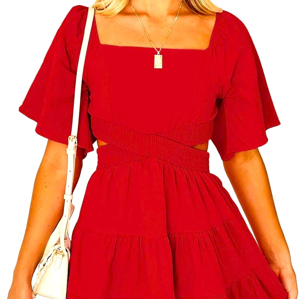 Red dress